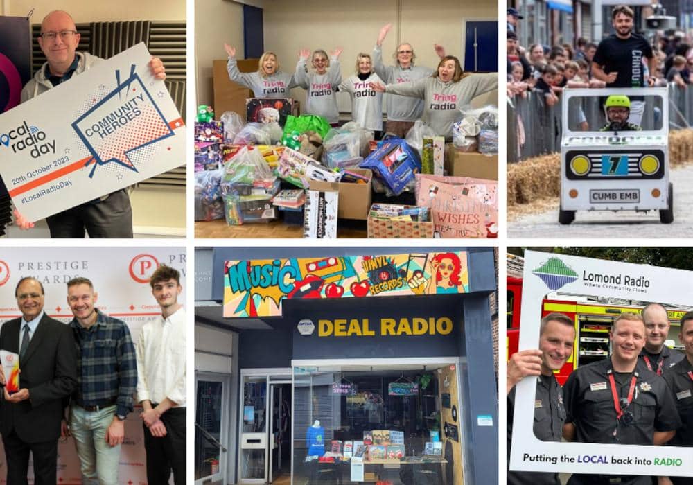 A selection of images from local radio stations across the UK celebrated as Local Radio Day's Community Heroes