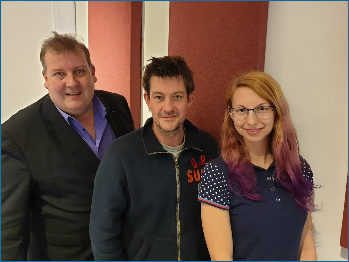 Dom Chambers, David Harber and Maxine Stride organisers of Local Radio Day 2019